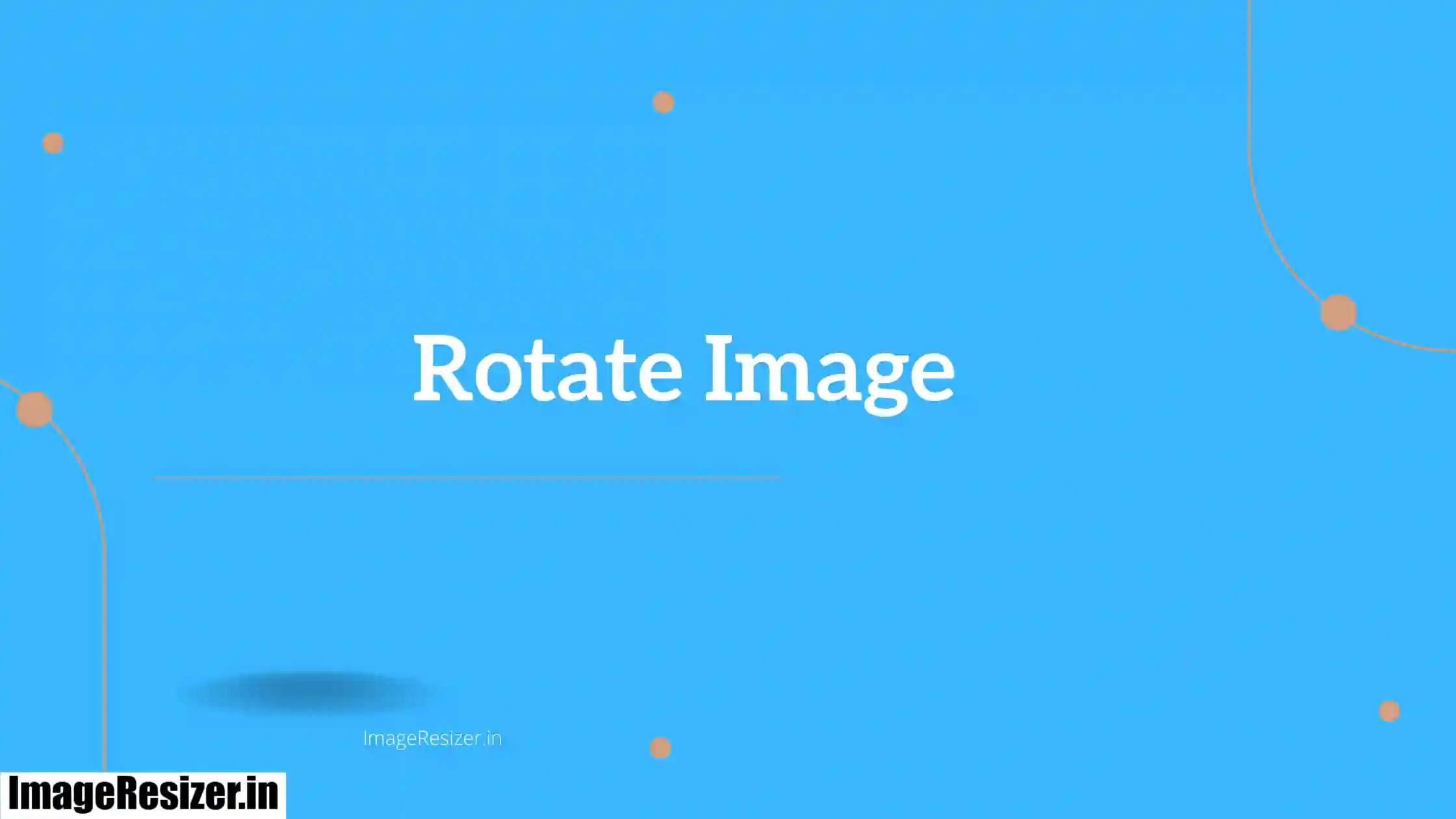 Rotate image tool